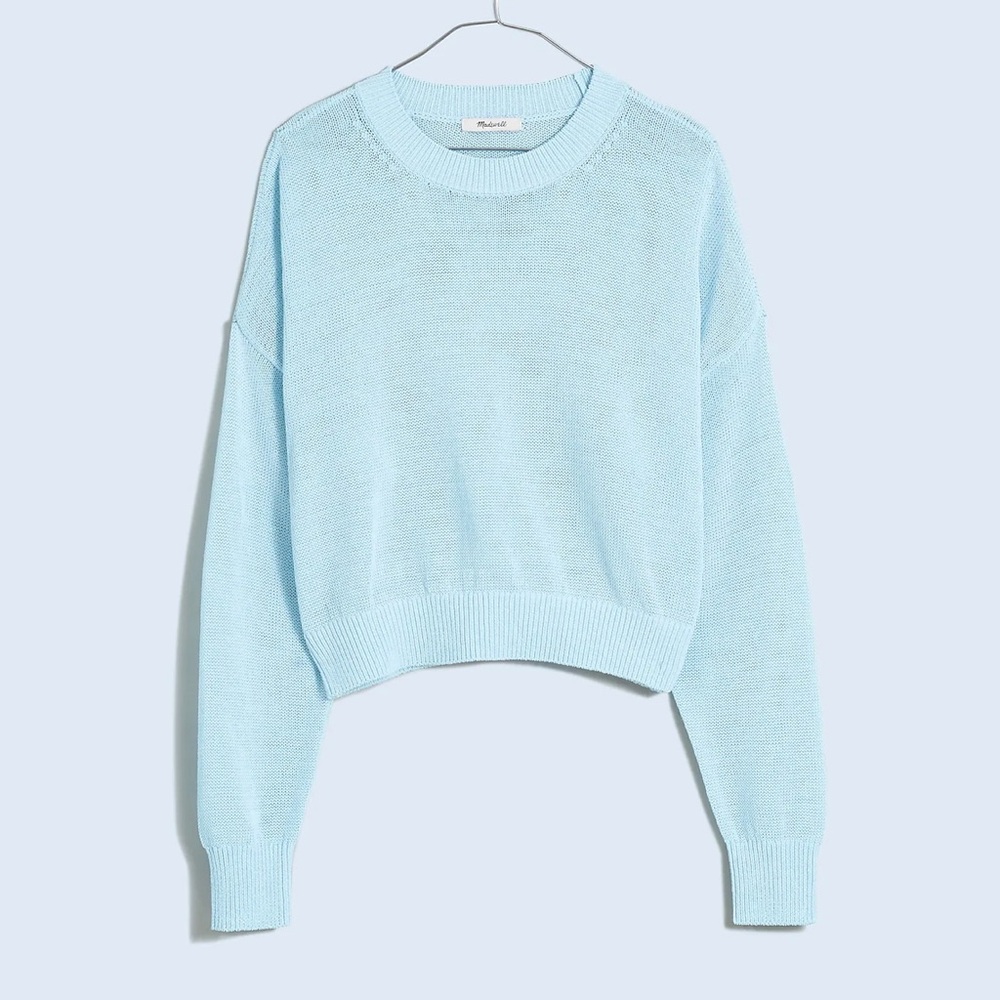 Madewell Loose-Knit Crewneck Sweater Size Small - Picture 6 of 6